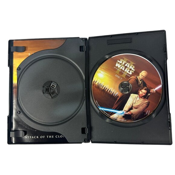 Star Wars Episode II Attack Of The Clones 2002 Full Screen DVD Hayden Christense - Picture 4 of 8